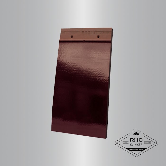 Керамическая черепица Koramic, Plain Tile Smooth, Wine Red Glazed в Брянске